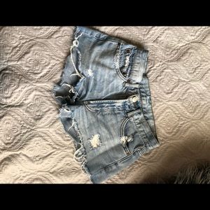 denim shorts